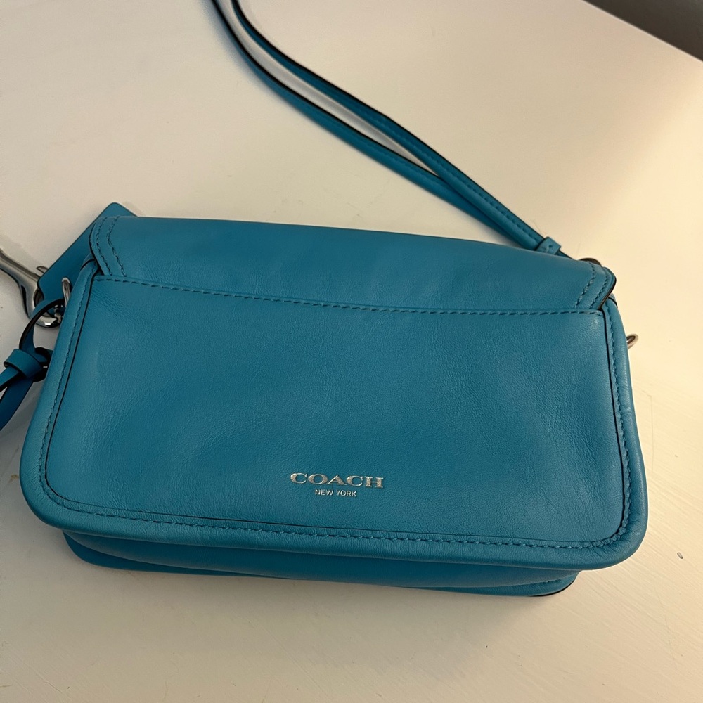 Coach Sky Blue Crossbody Bag